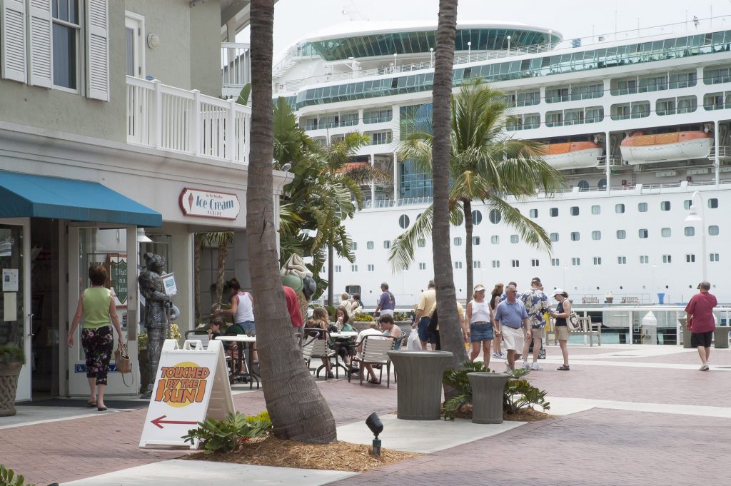 Cruise ship in Key West, FL